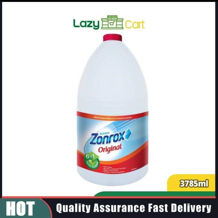 Lazycart Zonrox Bleach Original 3785ml Powerful Disinfection for a