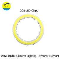 12V Running Round COB LED Chips Halo Car Ring Head Light Lamp White Diameter 60mm