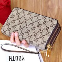 Europe and the United States big wallet new mens and womens long wallets large capacity zipper hand bag mobile phone bag money clip grab bag