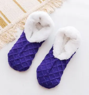 Woolen Winter Socks Women Thicked Warm Home Bedroom Socks Slippers