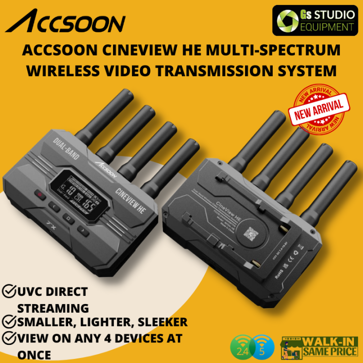 Accsoon CineView HE Multi-Spectrum Wireless Video Transmission