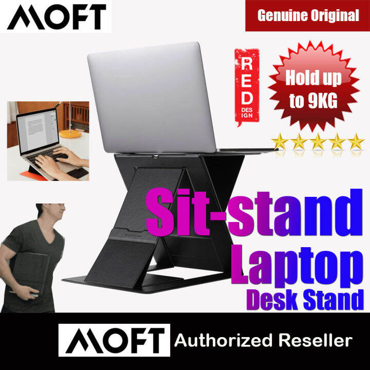 MOFT Z Laptop Sit Stand Laptop Desk Stand Multiple Angle Adjustable Easy Travel Stand for Laptop