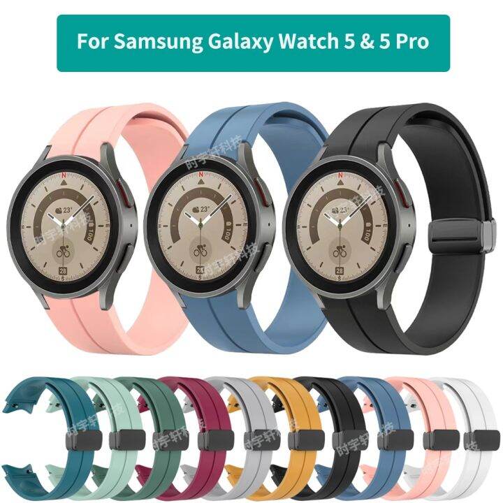 vfbgdhngh-for-samsung-galaxy-watch-5-pro-strap-men-woman-watch-silicone-band-for-galaxy-watch-5-40mm-44mm-4-classic-42mm-46mm-bracelet