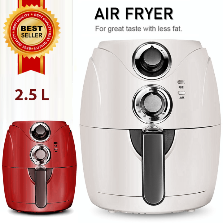 2.5L Electric Oven Convection Air Fryer Toaster Timer Oil Free Roaster ...