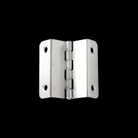 Small Antique Four-Fold Iron Sheet 4-Hole Three-fold Right-Angle Hinge Door Hardware Locks