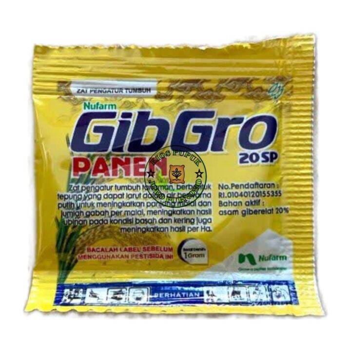 GIBGRO 20 SP 1 GRAM PER SACHET ZPT ASAM GIBERELAT | Lazada Indonesia