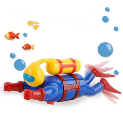 Bath Diver Toy Wind Up Clockwork Swimming Simulation Diver Sea Baby Bath Toy