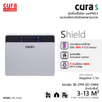 CURA S Shield เครื่องฟอกอากาศชนิดแขวนผนังหรือตั้งโต๊ะ