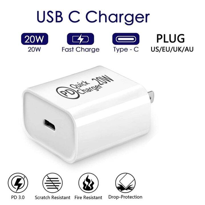 dual-usb-c-charger-20w-type-c-cell-phone-wall-charger-fast-charger-block-for-iphone-13-12-11-ipad-samsung