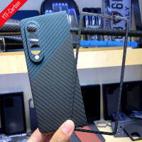 YTF-Carbon สำหรับ Samsung Galaxy Z พับ4กรณีคาร์บอนไฟเบอร์สุดหรูเคสกันกระแทกมือถือเคลือบฝาครอบบางเฉียบยากสำหรับ Fold4 Z SiChuanZhiChengMao