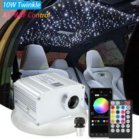 DC12V Car Roof Star Light 10W RGBW Twinkle Car Led Interior Lights Starry Sky Ceiling Bluetooth APP Control Led Fiber Optic lamp