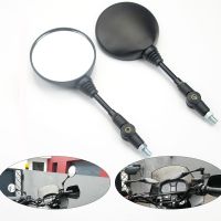 ﺴ 2pcs Foldable Round 10MM Scooter Rear Mirror for KTM Mirror Motocross Accessories for Bike Rearview Motorcycle Mirrors