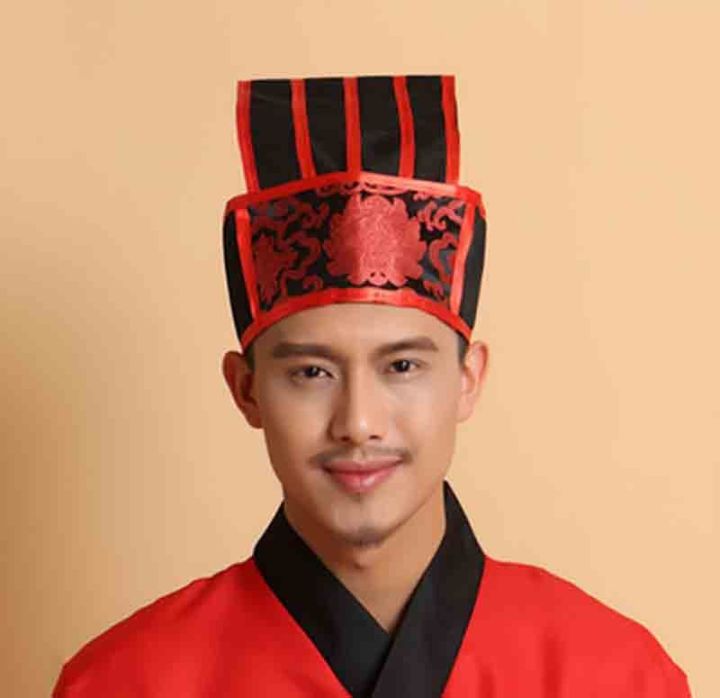 Chinese Traditional Ancient Hat For Men Hanfu Scholar Black Hat ...
