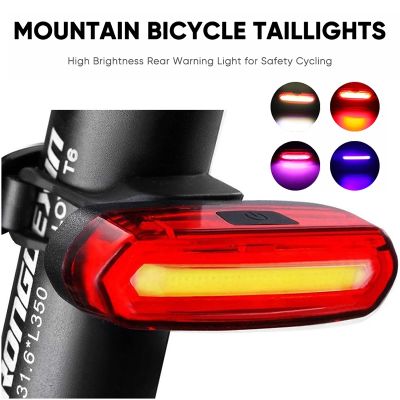 ❈☇♤ Bicycle Lighting Bike Lights Rechargeable Lamp USB Bike Rear Tail Lights Led Waterproof Lantern Cycling Flashlight for Bicycle