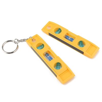 Mini 3 Bubble Level with Keychain Torpedo Magnetic Gradienter Level Measuring