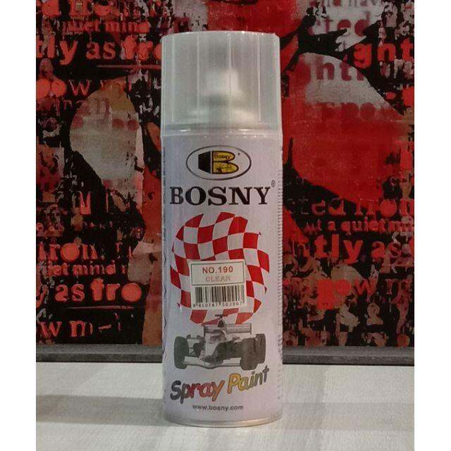 Bosny Dealer Gloss Clear 190 Acrylic Spray Paint Lazada PH