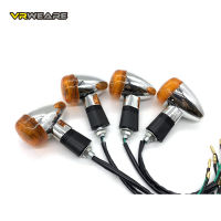 4Pcs ไฟเลี้ยวรถจักรยานยนต์สำหรับ Kawasaki Vulcan VN800 900 1500 1600 1700 2000Custom Honda VTX1300 C R S R ไฟเลี้ยว