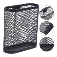 FICUESTORE【New】 Mesh Pen Holder โลหะตาข่ายปากกาถังโต๊ะทำงานปากกาที่เก็บเครื่องเขียน