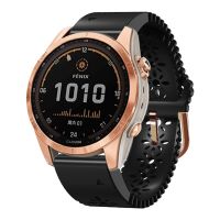 สำหรับ Garmin Fenix 7S / 6S / 5S สายนาฬิกาข้อมือซิลิโคนลูกไม้แบบปลดออกได้อย่างรวดเร็ว (สีชมพู)