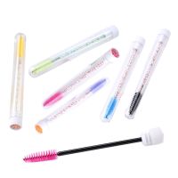 10PCS Disposable Eyebrow Brush Separate Tube Design Mascara Applicator