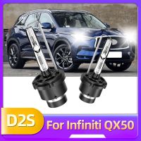 Roadsun 2ชิ้น D2s 35W Dc 12V หลอดไฟซีนอนไฟหน้ารถยนต์สำหรับ Infiniti Qx50 5ประตู Hatchback ไฟหน้าสีขาว6000K