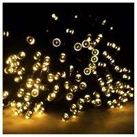 39ft 12m 100 LED Solar Powered LED Ambiance Lighting Fairy String Lights for Outdoor Gardens Homes Christmas Party