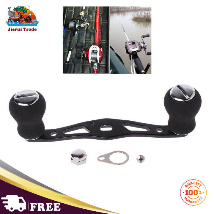 รอกตกปลา-handle-double-handle-design-ซ้ายขวา-ultralight-reel-crank-อุปกรณ์เสริม-fishing-reel-repair-parts