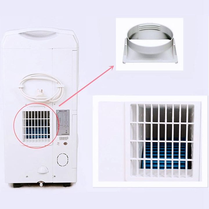 เครื่องปรับอากาศแบบพกพาท่อไอเสีย-coupler-window-adapter-ac-unit-tube-connector-parts-amp-accessories-square-to-round