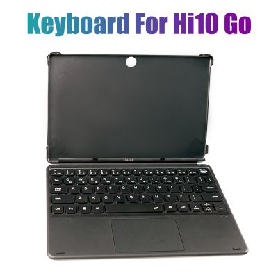 แป้นพิมพ์สำหรับ CHUWI Hi10 Go 10.1 นิ้วแท็บเล็ตแป้นพิมพ์แท็บเล็ตยืนเคสพร้อมแท่นวางทัชแพดเชื่อมต่อแป้นพิมพ์-Shop5798325