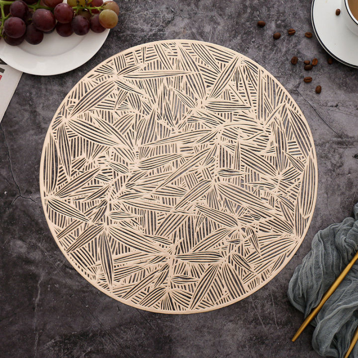 round-bamboo-leaf-insulation-pad-nordic-placemat-decorative-hollow-ins-home-kitchen-anti-scalding-table-place-mat