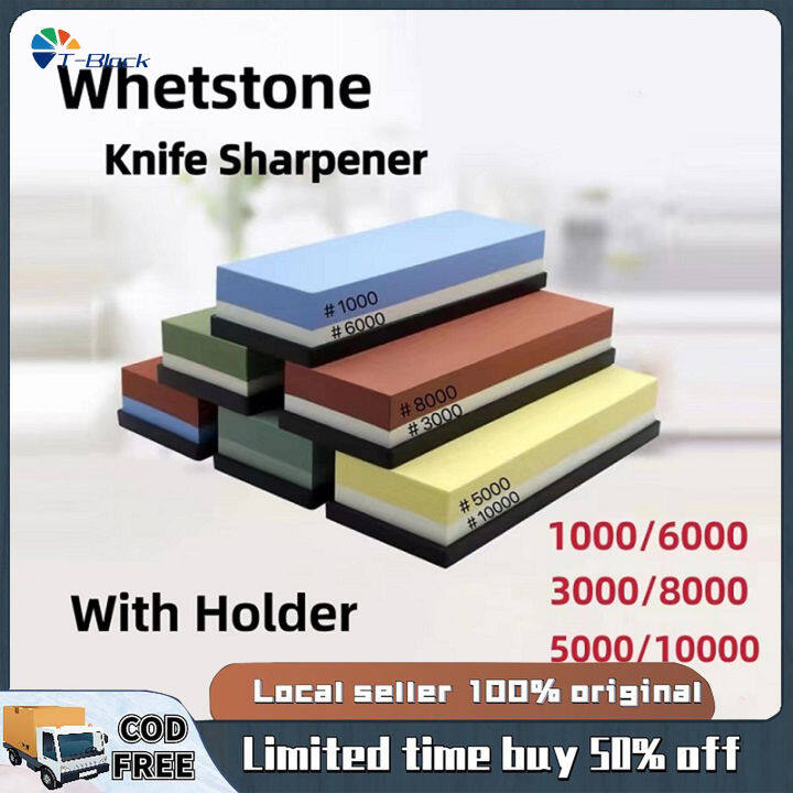 Sharpening Stone Whetstone Set 2 Side Grit 400/1000 3000/8000 KEENBEST