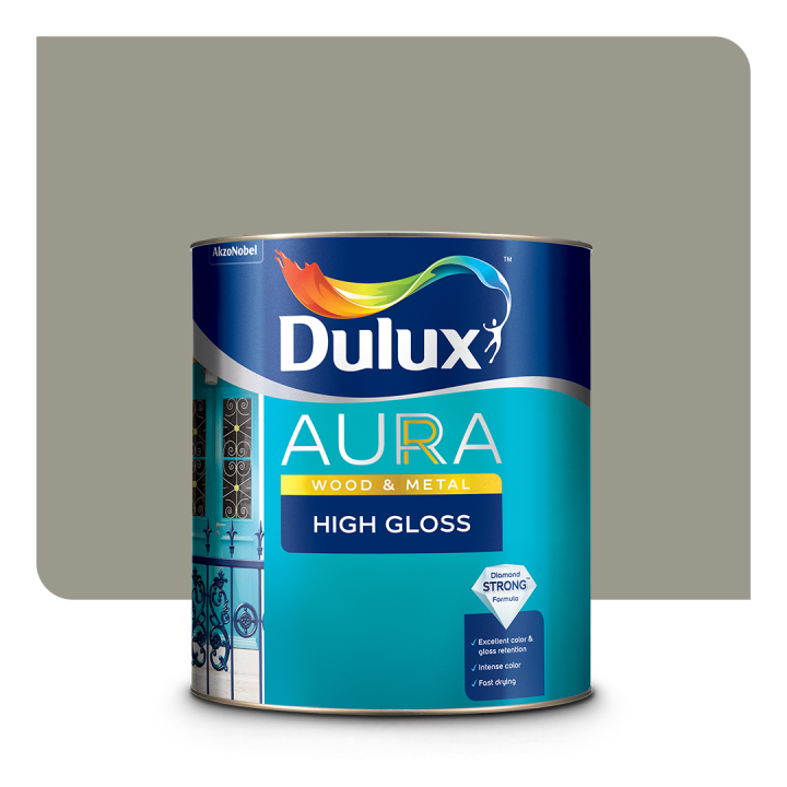 Dulux Aura High Gloss Interior & Exterior Enamel Paint (Medium