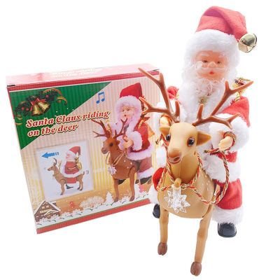 CarCool ของขวัญคริสต์มาสซานตาคลอสของเล่นคริสต์มาสห้างสรรพสินค้าตกแต่งของขวัญเด็กของเล่นเด็กไฟฟ้า