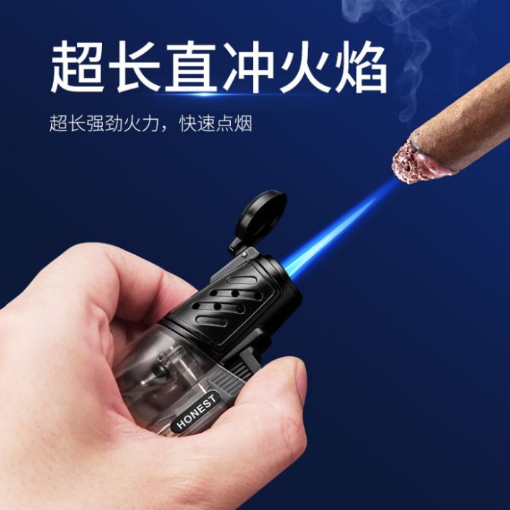 cod-baicheng-konjac-plastic-transparent-single-direct-windproof-inflatable-lighter-welding-cigar-moxibustion-high-temperature-gun