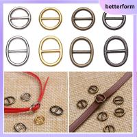 BETTERFORM 20/40pcs ใหม่ล่าสุด 4 สี ของเล่นยัดไส้ อุปกรณ์เสริมกระเป๋าตุ๊กตา หัวเข็มขัดตุ๊กตา DIY หัวเข็มขัดไตรไกลด์ ปุ่มเข็มขัด