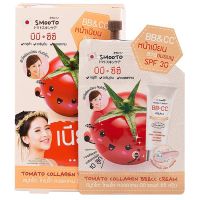 Smooto Tomato Collagen White Serum 10g. สมูทโตะ โทเมโท คอลลาเจน ไวท์ เซรั่ม [ยกกล่องX6ซอง]