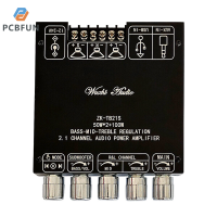 pcbfun ZK-TB21S โมดูลบอร์ดเครื่องขยายเสียง2.1ช่องซับวูฟเฟอร์ TPA3116เสียงแหลมกลาง