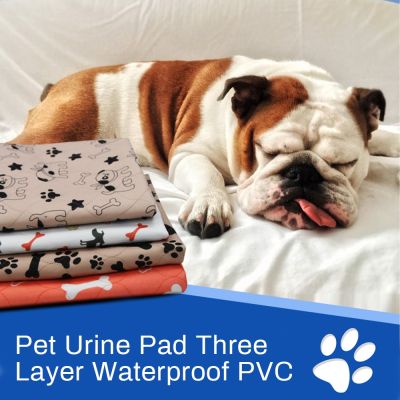 [pets baby] Anti Slip Cat Dog Pee Pad ผ้าห่ม Breathable Diaper MatReusable Training Pad Washable Seat Cover Dog Colling Mats