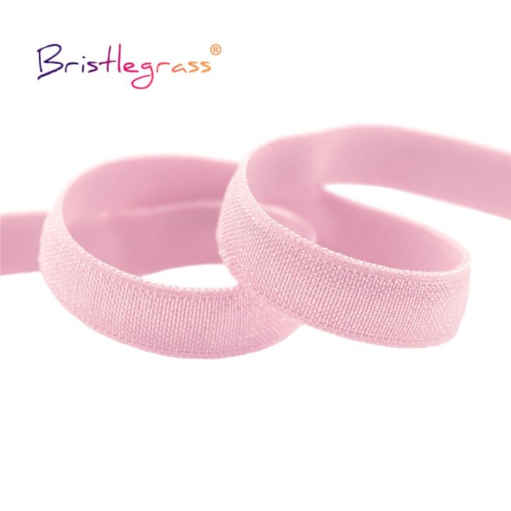 bristlegrass-2-5-10-yard-3-8-10mm-solid-shiny-non-foldover-elastic-spandex-satin-band-tape-headband-bra-strap-dress-sewing-trim