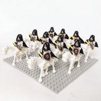 10sets Knights Dark Sauron Battle Five Armies with Sword Rohan with Horse Blocks Kids Toy Medieval Knights Group Figures