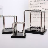 Donglin Newton Cradle Balance ลูกเหล็ก Motion Collision Ball โรงเรียนการสอนฟิสิกส์ลูกตุ้มวิทยาศาสตร์ของเล่นตกแต่งบ้าน