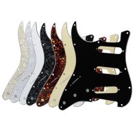 【LZ】❁✕❂  FLEOR-Left Handed Guitarra Pickguard Scratch Plate ST SSS 11 Buracos Opção de 6 Cores