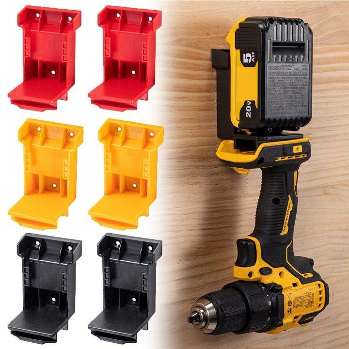 1/2/5PCS Tool Mount for Dewalt for Milwaukee 18V 20V Drill Battery