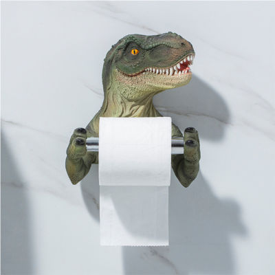 Hot Selling Tyrannosaurus Toilet Paper Holder Creative Dinosaur Roll Holder Wc Accessories Toilet Holder Bathroom Accessories