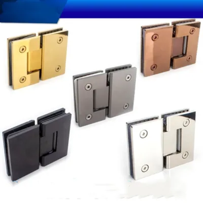 Bathroom door 304 stainless steel solid precision casting 180 degree shower door hinge(JY37) Door Hardware  Locks