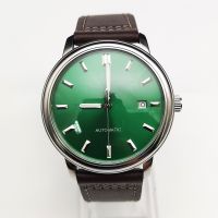 ⌚Luxe 39มม. โหมด Groene Herenhorloge Mechanische เคสแข็งแบบอัตโนมัติ