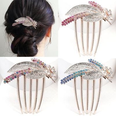 New colorful flower hair accessories elegant ladies hair comb