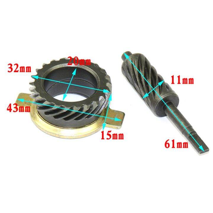 1x meter of teeth. Motorcycle Front Wheel Axle Drum Brake Speedometer