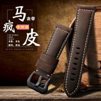 ▶★◀ Suitable for Panerai mens watch Panerai genuine leather watch strap PAM111 handmade cowhide wrist strap 20/22/24mm