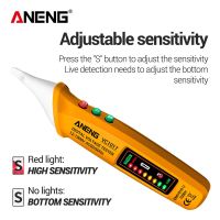 140 MM AC100-250V Pocket Pen Sensor Voltage Tester Screwdriver Clip Test Pencil